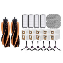 30PCS for JONR P20 PRO/for JONR T5 Pro Robot Vacuum Cleaner Spare Parts Main Brush Side Brush Filter Mop Cloth Dust Bag