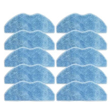 10PCS Mop Cloth Pads for Rowenta X-Plorer Serie 75S RR8577WH / 75S+ RG8597W Vacuum Cleaner Spare Parts Mop Cloth