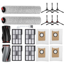 For E25 Omni / E28 Omni Robot Vacuum Replacement Parts Kit Main Side Brush Mop Roller Hepa Filter Dust Bag