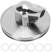 Portafilter Spout,54mm Single Bottomless Spout for Coffee Machines with Sealing Rings,Spout for Bottomless Portafilter