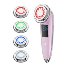 EMS Microcurrent Face Lift Beauty Device LED-Lichttherapie Huidverstevigingsapparaat Trillingen Verwarmend Gezichtsmassageapparaat