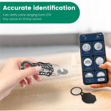 Zilveren Goud Testkit, Pinger Muntentester, Goud- en Zilverwissel Resonantie Testinstrument voor Verzamelobjecten