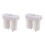 General Various Universal Battery Box for Gas Water Heater - Plastic Dual Compartment Case, Essential Accessory, White 1