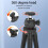 Supporto per treppiede a 360 per fotocamera, telefono e tablet 4