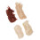 4 pezzi di parrucche BJD da 5 cm Type350/60 pesca oro chiaro 12