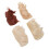 4 pezzi di parrucche BJD da 5 cm Type350/60 pesca oro chiaro 16