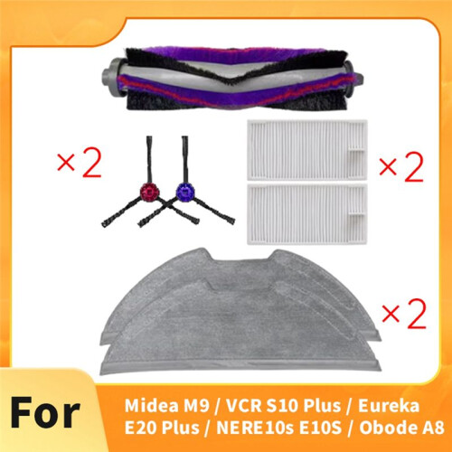 For Midea M9 / VCR S10  /  E20  / NERE10s E10S / Obode A8 Sweeping Machine Accessories 1