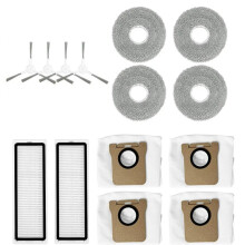 For Robot Vacuum X20 +/ X20 Dust Bag Mop Cloth Accessories Main Side Brush Filter Replacement Parts