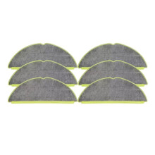 6PCS Replacement Mop Cloth for 205 Combo / 205 Vac Robot Vacuum Cleaner Spare Parts Washable Mop Pad