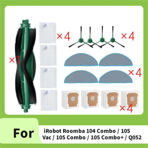 17 Pcs for 3iRobot  104 Combo / 105 Vac / 105 Combo / 105 Combo+ / Q052 Sweeping Machine Accessories 2
