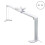 Foldable Nail Lamp for Desk,Large Nail Tech Light with Phone Holder,Half Moon Led Light,Eyelash Extensions US Plug 2
