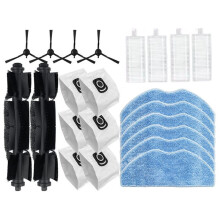 22PCS for Rowenta X-Plorer Serie 75S RR8577WH 75S+ RG8597W Vacuum Cleaner Spare Parts Brush Filter Mop Dust Bag