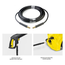 For K3 K5 High Pressure Water Gun Handle with 5M Water Cleaning Hose and O-Ring Set Pressure Washer Accessory
