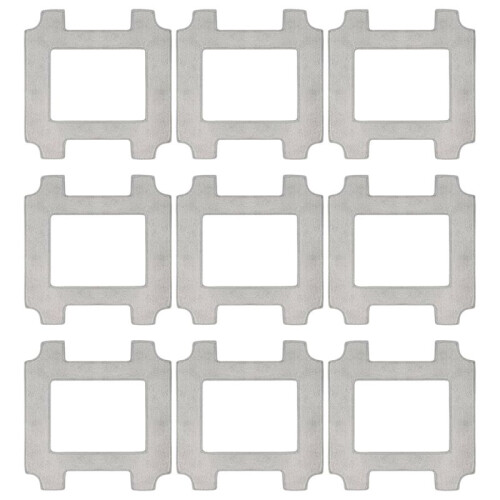 9Pcs Window Rags for  Winbot W2S/ W2S PRO Robot Vacuum Cleaner, Replacement Mop Pad Cloths Accessories