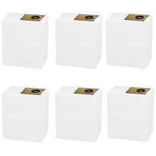 6Pcs Vacuum Dust Bags for M2 Pro/ M2S Pro Robot Vacuum Cleaner, Replacement Bag Attachment Kit