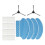 10 Pcs for RobZone Duoro X-Clean Sweeping Machine Accessories Side Brush Mop Filter 1