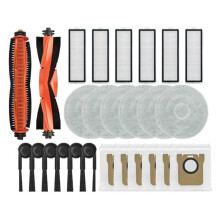 26PCS for Mijia M40S OV31CN Spare Parts Anti-Entanglement Roller Brush Main Brush Filter Mop Cloth Dust Bag