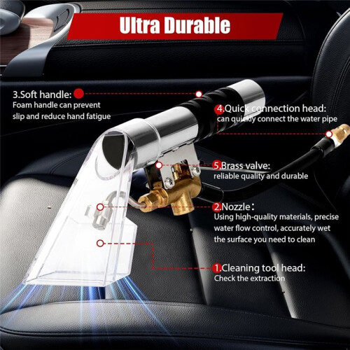 Multi-Functional Steam Spray Suction Machine Suction  Pick- Cleaning Machine for Sofa Upholstery Deep Cleaning