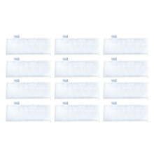 12PCS Steam Cleaning Pad for Dupray Steam Cleaner Replacement Parts Microfiber Mop Cloth Steam Mop Pads