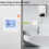 RF Wireless Room Thermostat for Gas Boiler Heating Touch Screen Controller Home Programmable WiFi Thermostat 6
