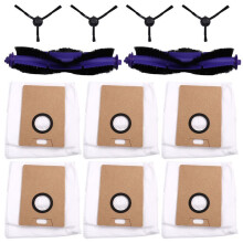 Main Brush Roller Brush Side Brushes Dust Bags Kit for Tapo RV30 Max/RV30 /RV20 Max Robot Vacuum