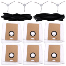Para Aspirador de Pó Robô  Tapo RV30 /RV20 Max, Kit de Acessórios de Limpeza com Escova Lateral, Saco de Pó e Escova Principal
