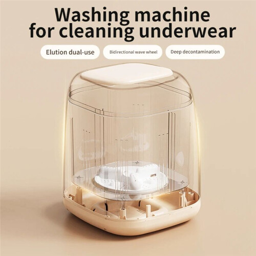 Small Washing Machine for Underwear Children'S Clothes  Washer Fully Automatic Washing Machine US Plug 2
