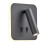 Mounted Eye Protection Rotatable Wall Reading Light Full Spectrum Spotlight LED Lamp Sconce Bedside Square Black 1