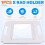 For  W2/W2 OMNI Window Cleaning Robot Replacement Rag Holder Accessories 2