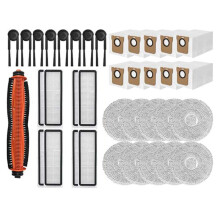 37PCS for Mijia M40S OV31CN Vacuum Cleaner Spare Parts Main Brush Side Brush HEPA Filter Mop Cloth Dust Bag