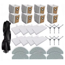 29PCS for Lydsto R1 / R1D , MiWhole M9 Lite, Eve Rook Spare Parts Vacuum Brush Mop Cloth Filter Dust Bag
