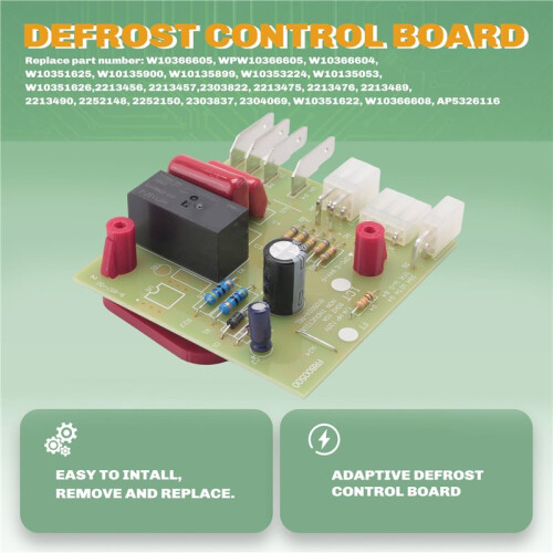 Refrigerator Adaptive Defrost Control Board WPW10366605 for  Refrigerator W10366605 AP5326116 1