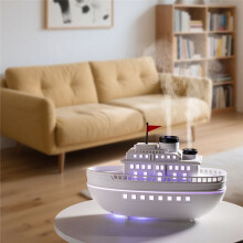 Dual Sprays Aromatherapy Machine Cruise Ship Humidifier Desktop Air Purifie with 2H/4H Timer for Home Office 300ML