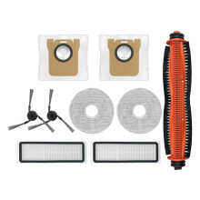 9PCS for Mijia 5 PRO / OV21CN Vacuum Cleaner Spare Parts Main Brush Side Brush HEPA Filter Mop Cloth Dust Bag