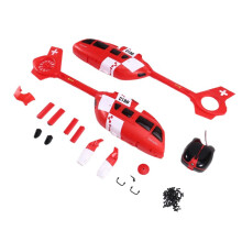 RC Toy Helicopter Upgrade C190 Casing Assembly Kit for RC C190 RC Toy Helicopter Parts Red