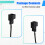 Car  Phone Microphone Harness Cable MIC Hands-Free Microphone for  Columbus 5