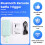 Protable  Remote Control Self-Timer Camera Stick Shutter Button Wireless Controller Light Green 2