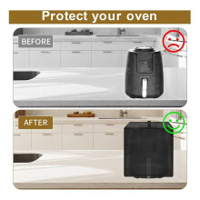 Housse pour Friteuse à Air pour AF101 4QT / Instant Pot 6QT XL et Chefman 4QT, Housse Imperméable, Résistante à la Chaleur et à la