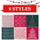 Merry Christmas KitSashiko Thread, Water Soluble Patterns Embroidery Kit for Beginners, Thimble Fabric, Hand Quilting 2
