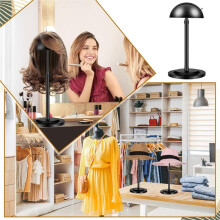 4 Pcs Wig Holders, 9.8-18.9Inch Adjustable Height Wig Stand Portable Hat Display Holder Storage for Multiple Travel