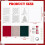 Merry Christmas KitSashiko Thread, Water Soluble Patterns Embroidery Kit for Beginners, Thimble Fabric, Hand Quilting 6