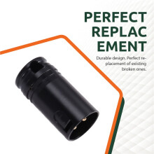 Male to Male Compact XLR Microphone Solder Adapter 3 Pin Black Shell XLR Solder Connector Male