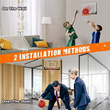 Over the Door Basketball Hoop Basketball Hoop with for Kids Adults Bedroom Basketball Hoop Office Hoop