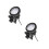 2Pièces LED Noir 36 Leds Submersible Pour 9