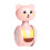 2Pièces Jouet Rose ABS Pour Enfant 1
