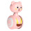 2Pièces Jouet Rose ABS Pour Enfant 3