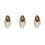3Pièces Épaulettes À Glands Dorés Avec Perles Pour Uniforme 7
