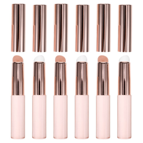 24Pièces Pinceaux Multiusage Rose Portable En Silicone Durable 1