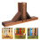 4Pièces Accessoire Support Clôture Bois Marron Pour Jardin Balcon 11