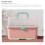 Boîte Rangement Rose Organisateur Bébé 6